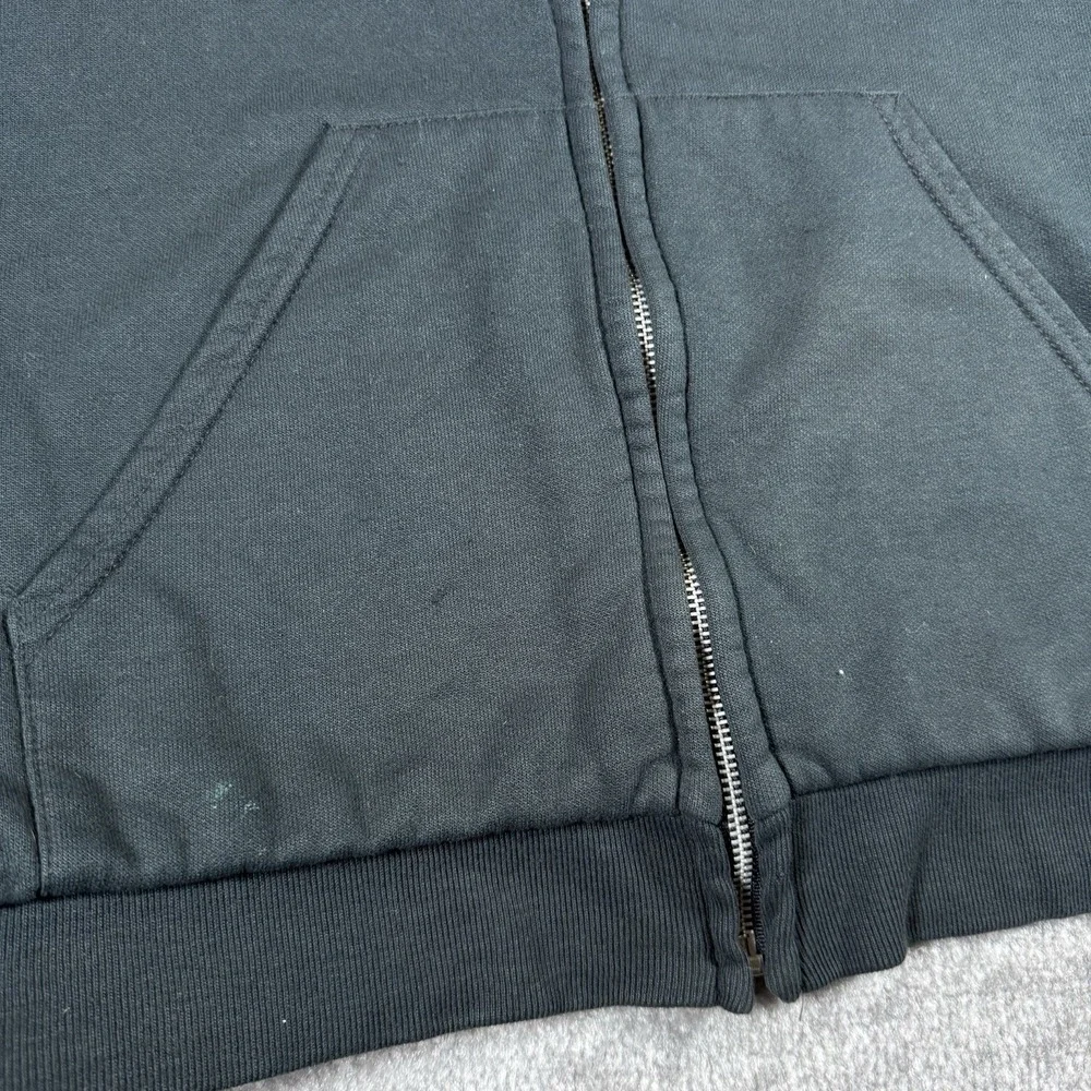 Vintage Muleskin Vest Men's XL Black Thermal Lined Sleeveless Full Zip